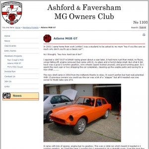 Ashford & Faversham MG Owners Club