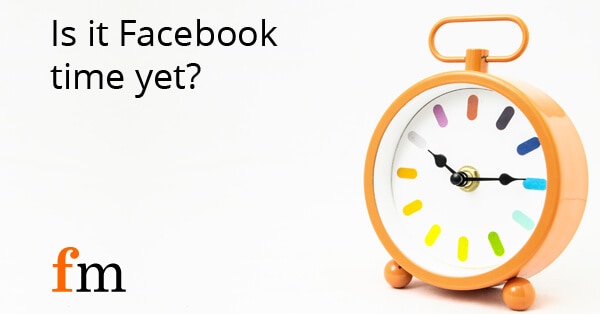 Best time to post on Facebook