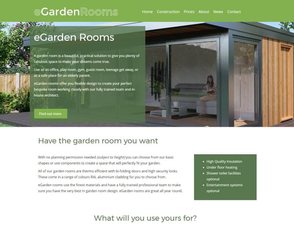 eGarden Rooms