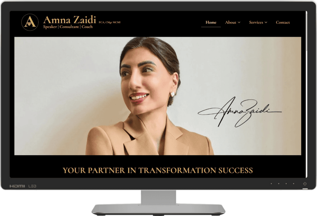 Amna Zaidi - transformation speaker, consultant, coach