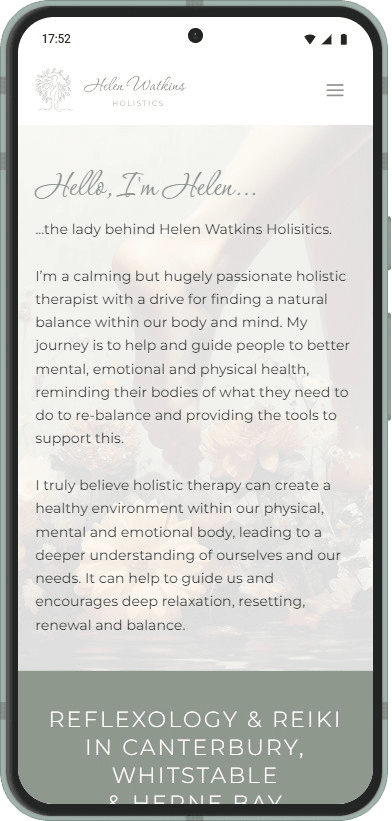 Helen Watkins Holistics - Reflexology & Reiki