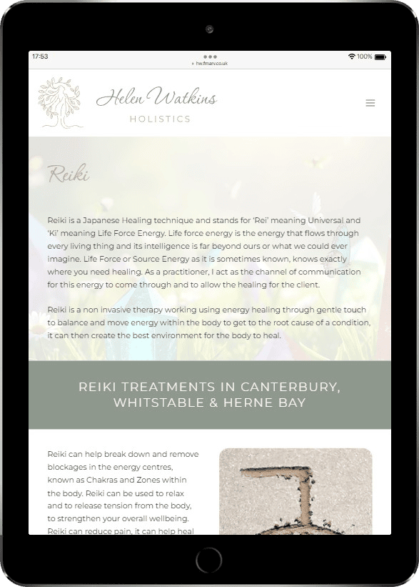 Reiki - Helen Watkins Holistics