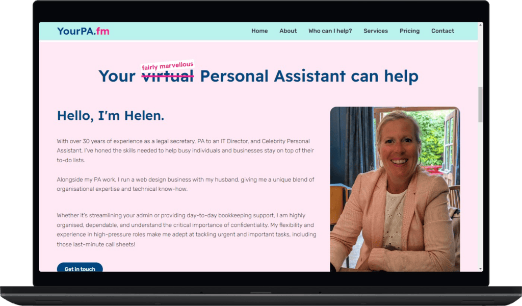 Your fairly marvellous Personal Assistant (1)