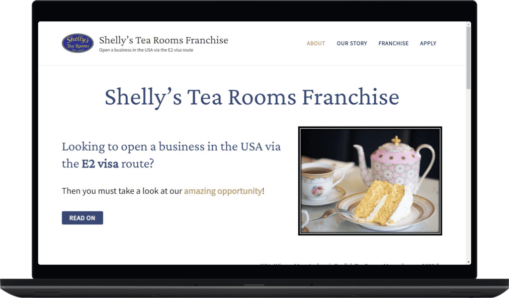 Tea Rooms Franchise - open a USA business via the E2 visa route (1)