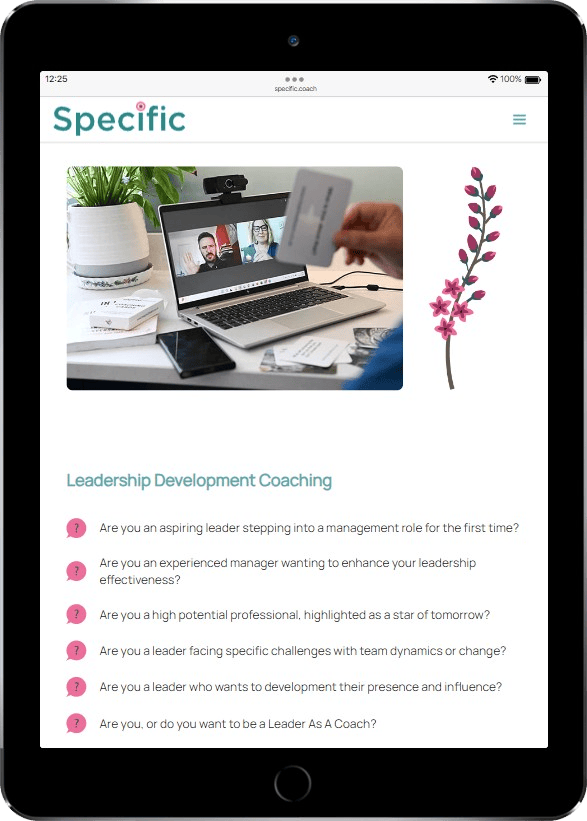 Coaching Services - Specific Coaching & Supervision