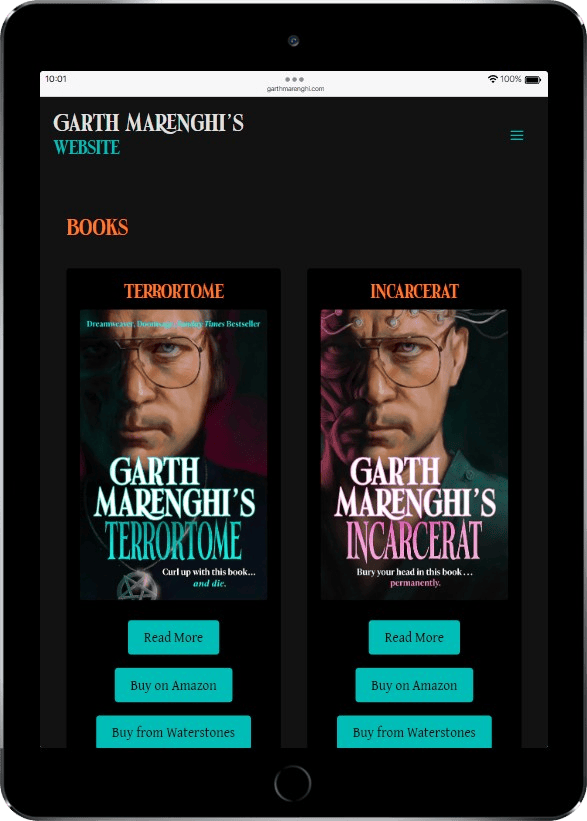 Books - Garth Marenghi