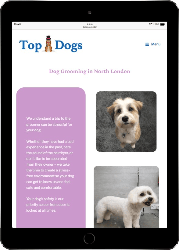 Dog Grooming - Top Dogs North London