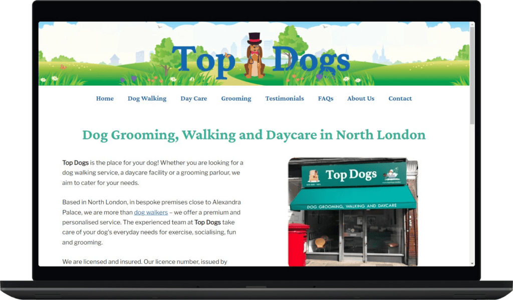 Top Dogs North London - walking, daycare, grooming (1)
